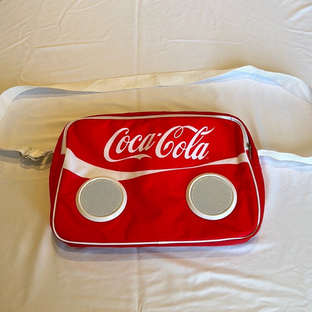 Coca Cola Red Portable Speaker Bag